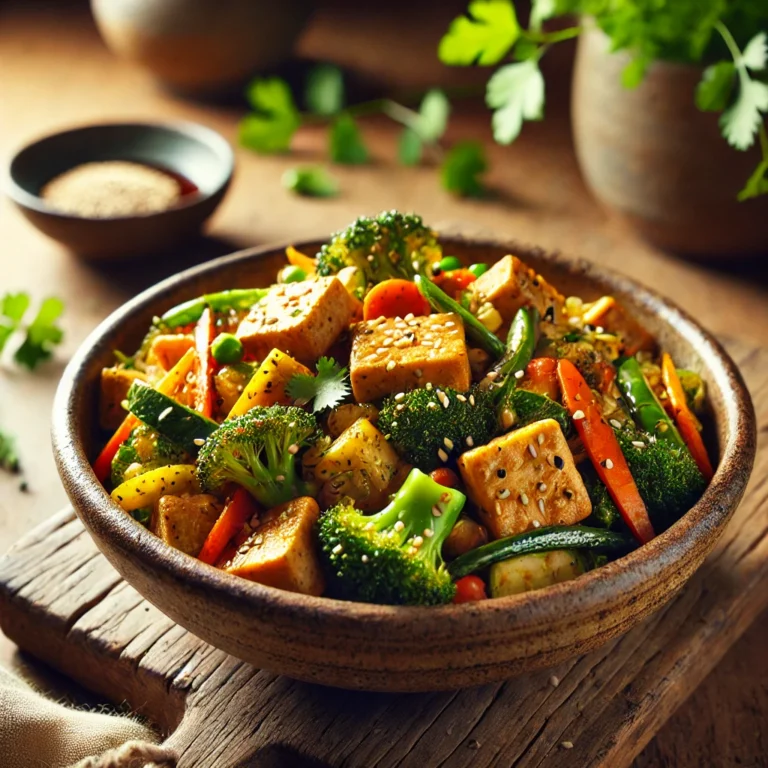 Tempeh saltato con verdure